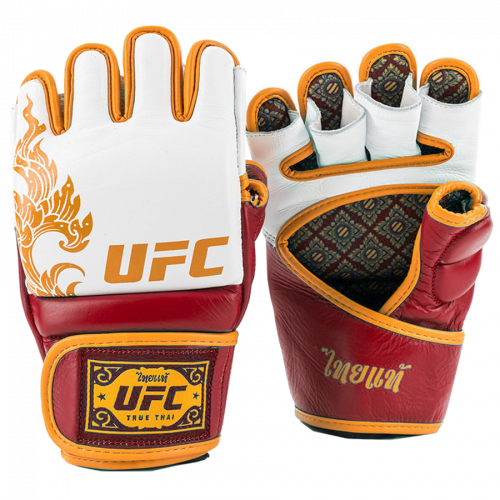 UFC True Thai MMA Перчатки красные/белые, размер L