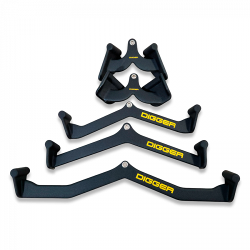 Комплект профессиональных рукояток для тяги (5шт) Hasttings Digger HD61F2A