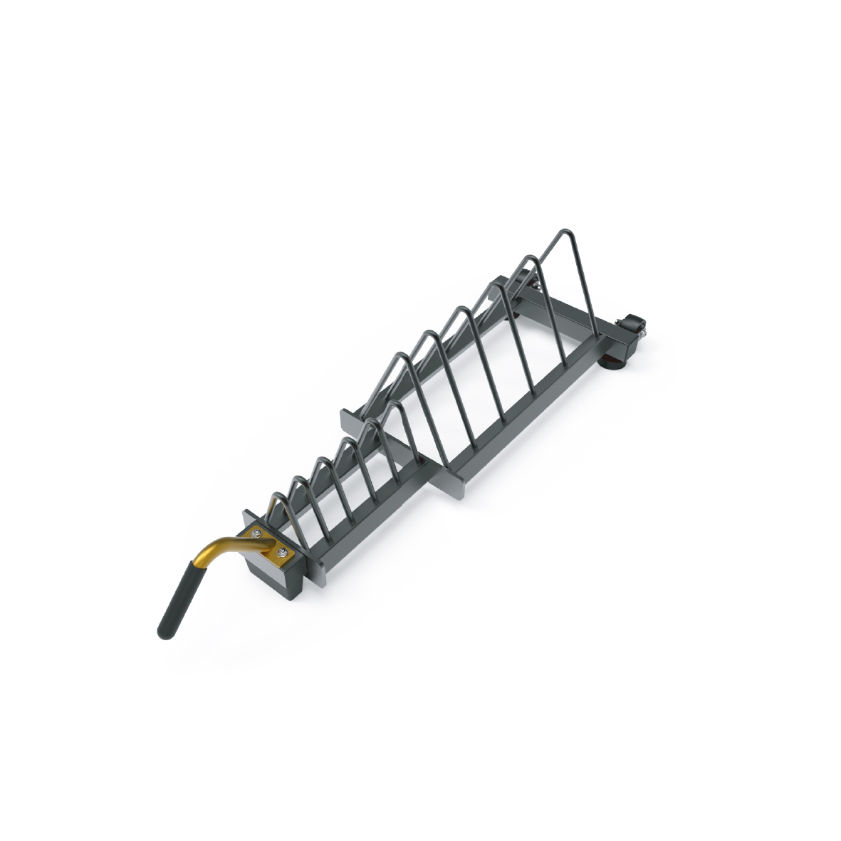 Стойка для дисков LIVEPRO Horisontal Plate Rack 10 ячеек, черный