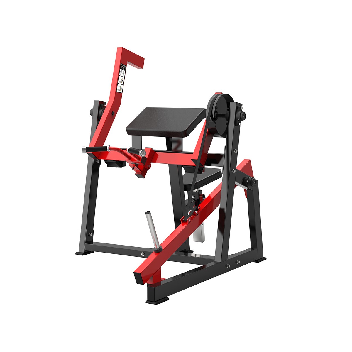 Бицепс сидя на свободных весах Protrain PP129 (черный с желтыми частями)