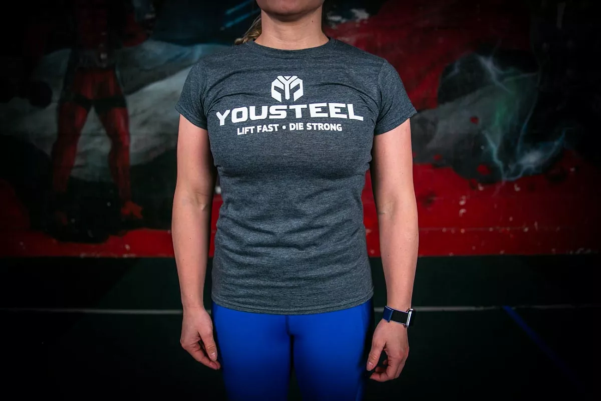 Футболка женская YOUSTEEL TH, Тём-серый вереск (DH), S