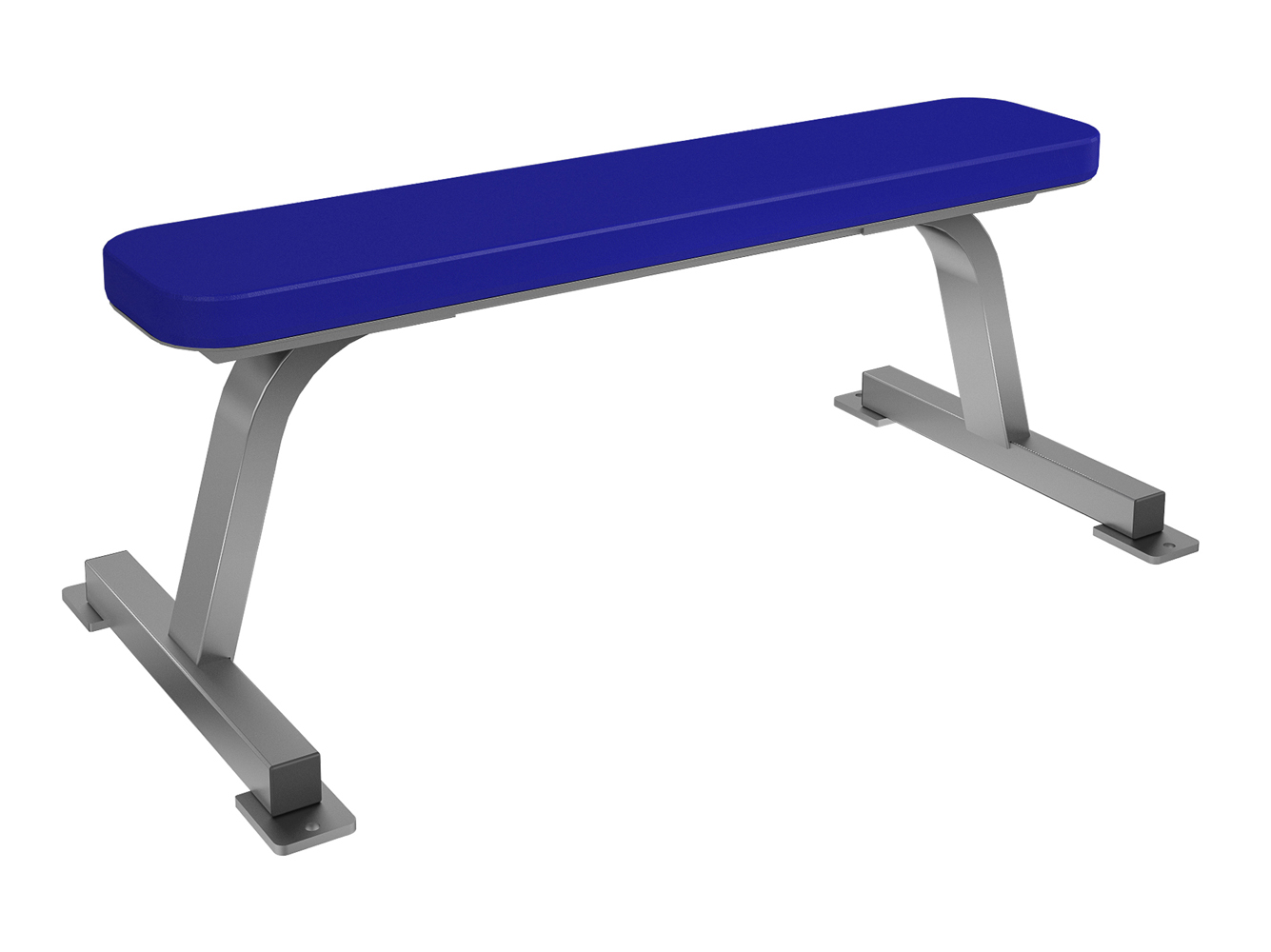 Простая скамья FOREMAN FW-701 белый/графит